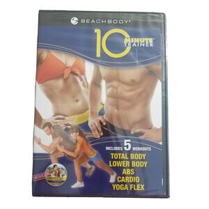 Tony Hortons 10 Minute Trainer 2-Disc DVD Set BEACHBODY Workout New Sealed